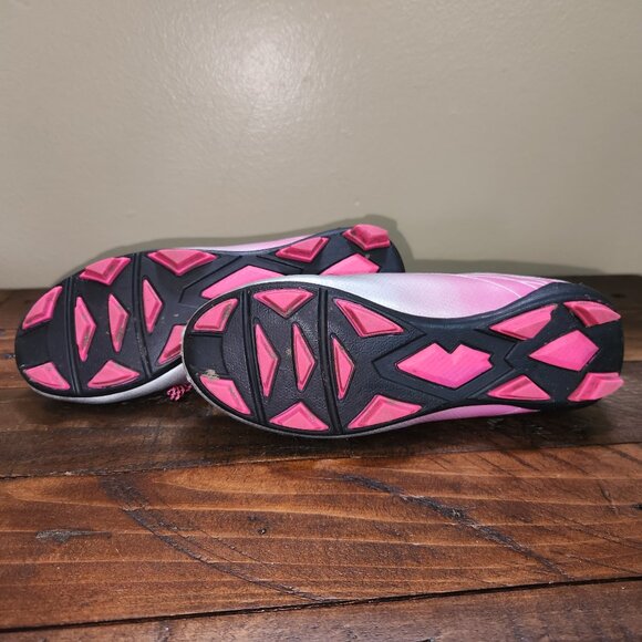 DSG Pink and Silver Soccer Cleats  Girls Size 13 - Picture 4 of 15